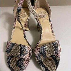 Vince  pastel snake print sandal